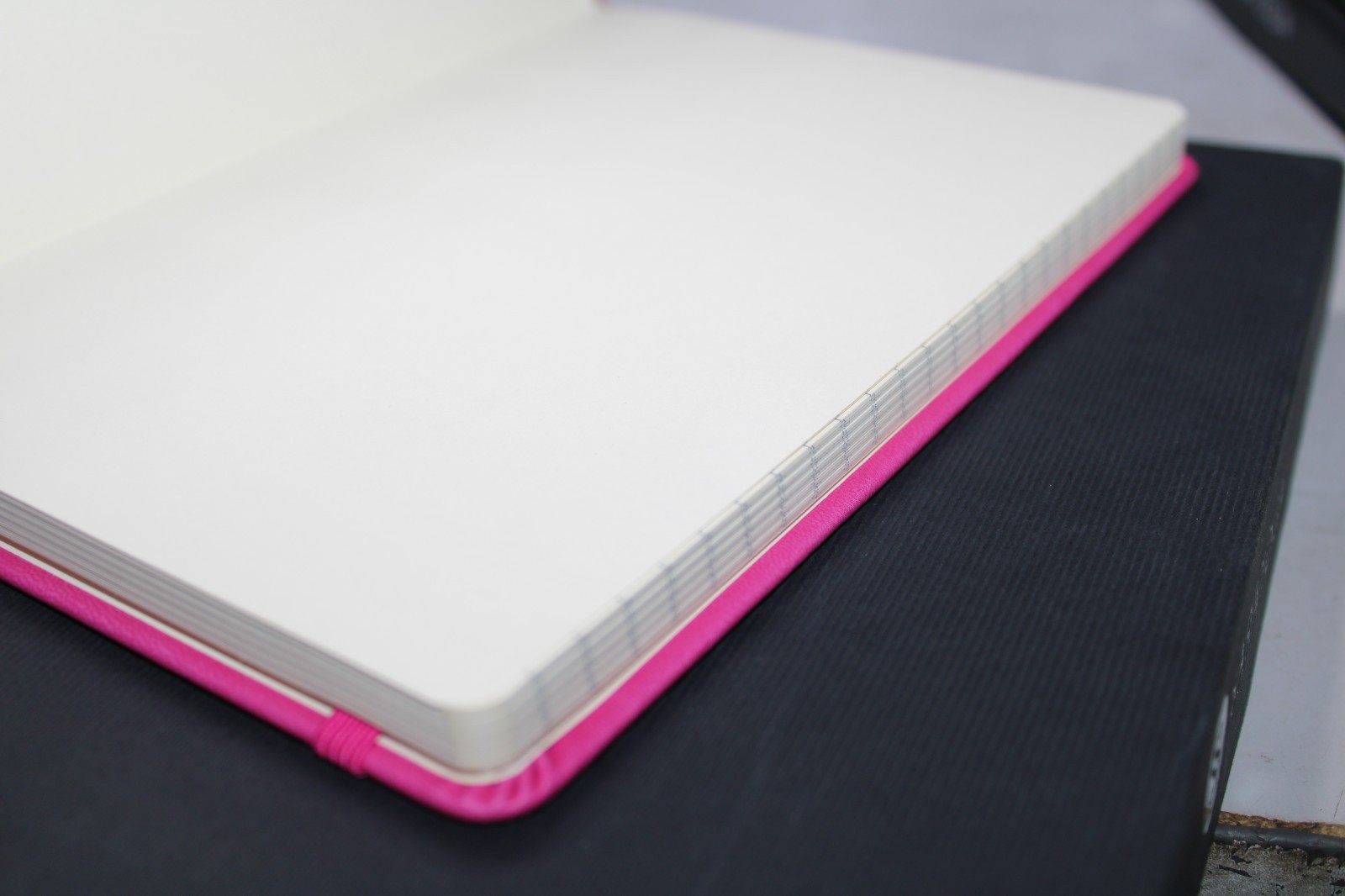 (2)Lined Journal Notebook MODSEL 150 Pages Hardcover Faux Leather A5 Pink