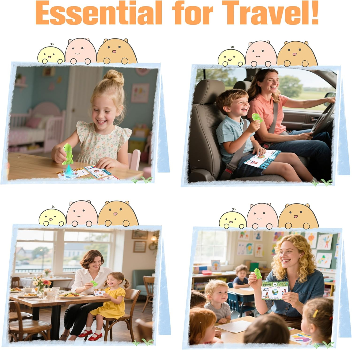 Phonics Flash Cards with Talking Pen for Homeschool Essentials -Hooked on Phonic
