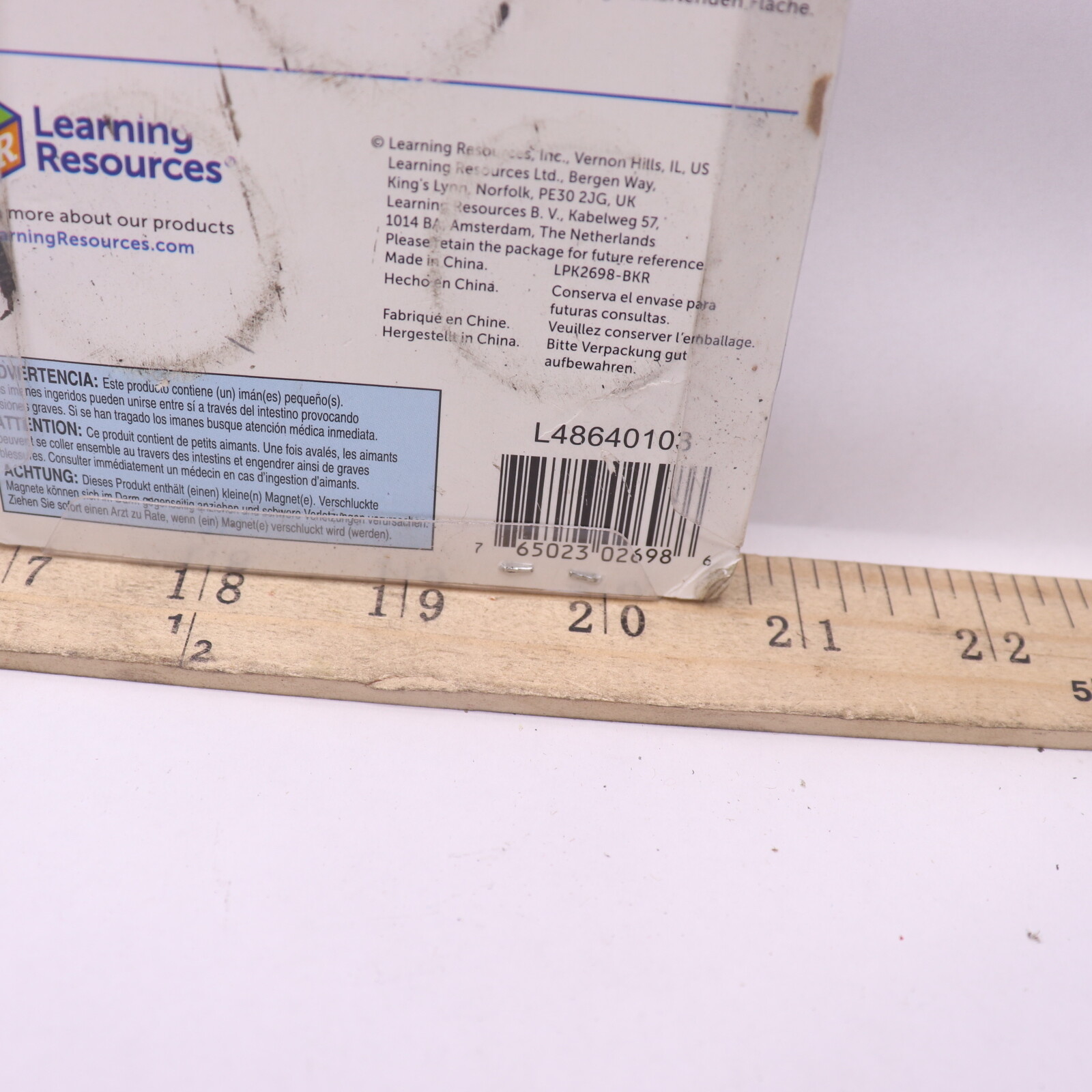 (5-Pk) Learning Resources Magnetic Hooks Classroom and Home Office Supplies