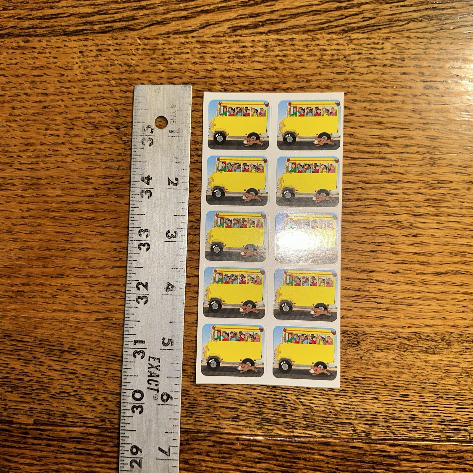 Vtg Carson Dellosa 90s Y2K School Bus Stickers 6 Sheets Nostalgic Classroom