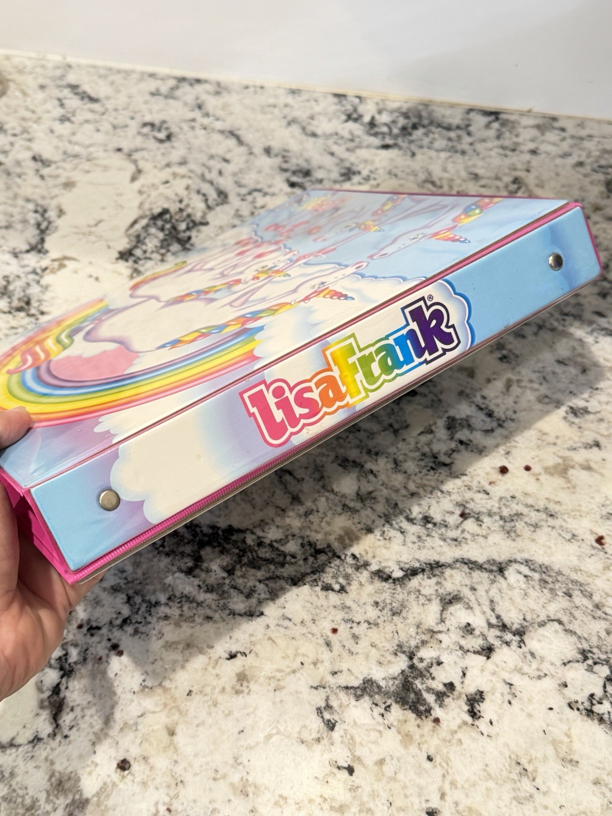 Lisa Frank 3 Ring Binder 30th Happy Birthday Markie Celeste Dolphins Folder 2021