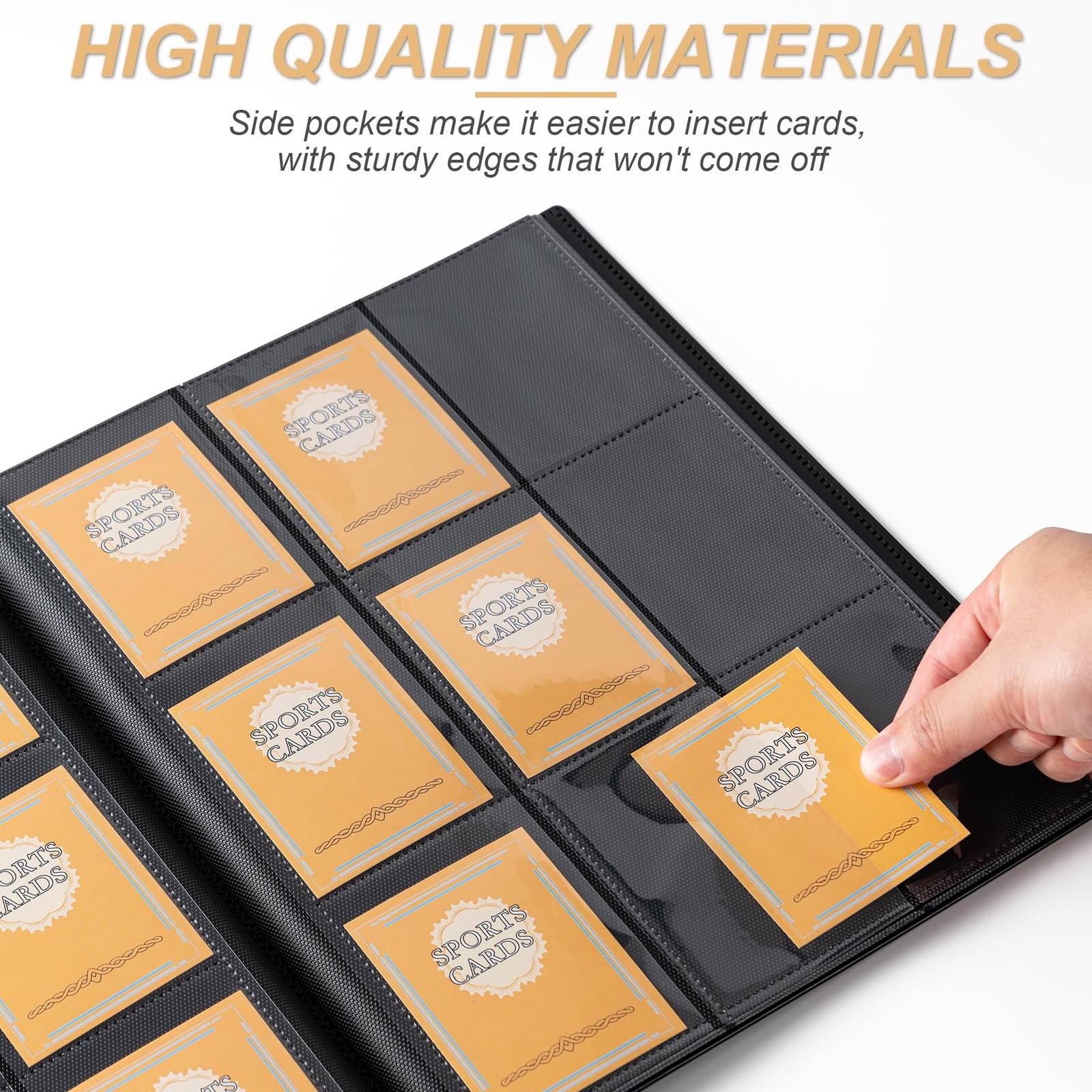 Card Binder 9 Pocket Storage 360 Card Binder,Trading Card Binder Senior and S…