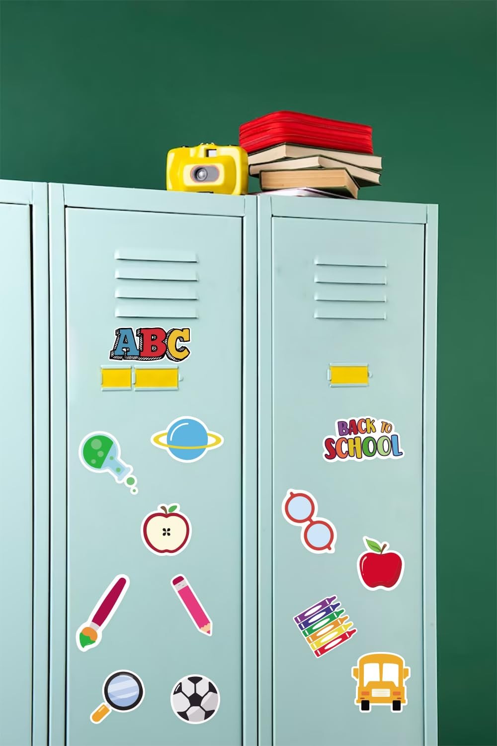 68-Piece Multicolor Letter Print School Bulletin Board Decorations Cutouts fo…