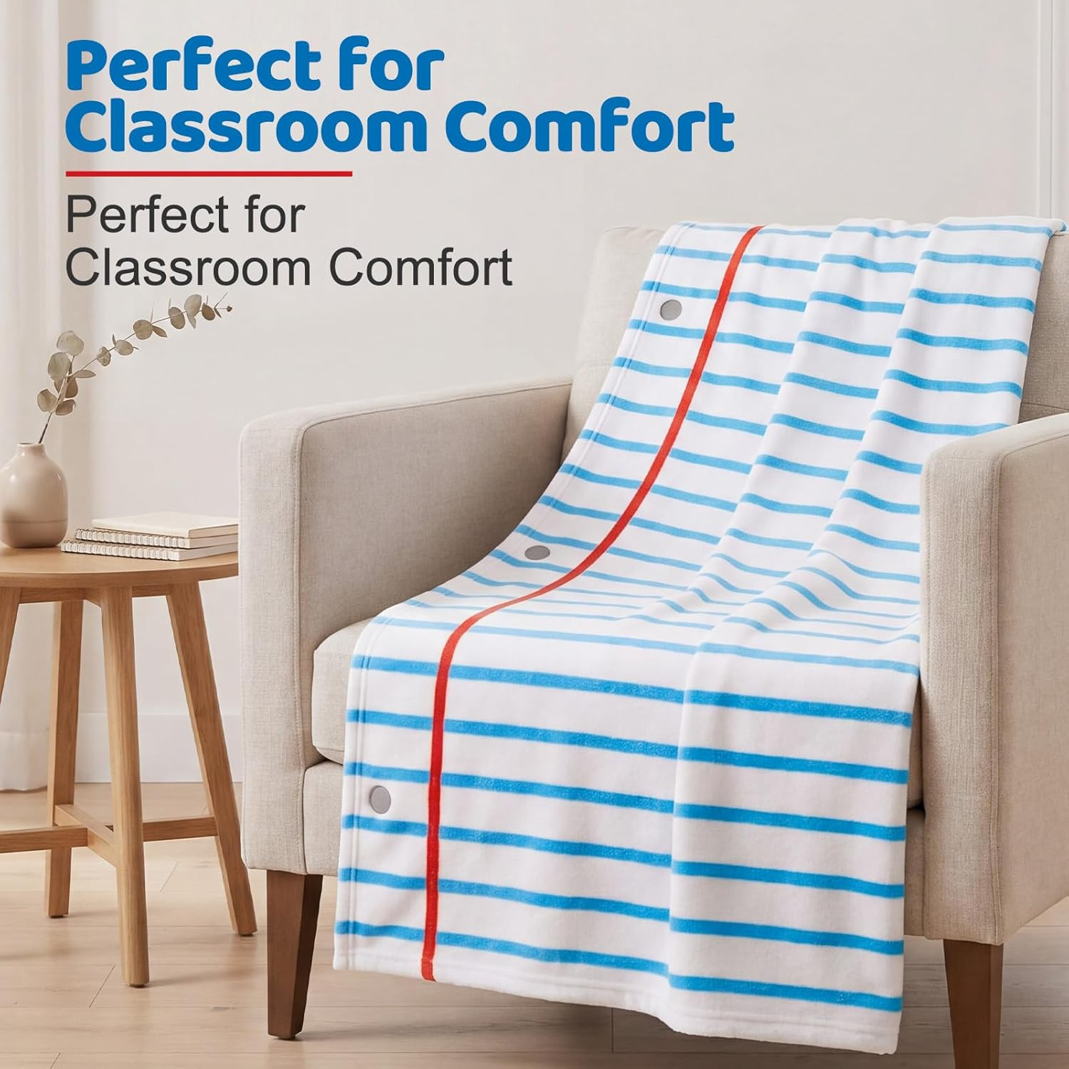 Soft Classroom Blankets Set of 6 – Perfect for Teachers & Graduation Decor 40×60