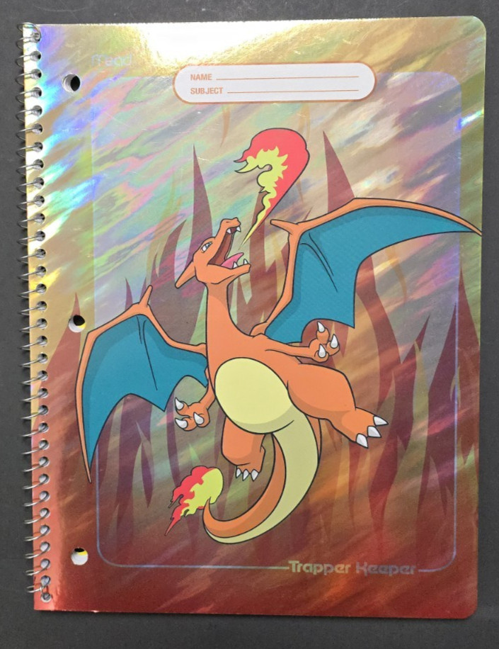 Pokémon x Target Trapper Keeper Charizard, Mewtwo & Mew – Mead 80 College Pages
