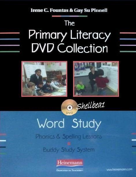 New WORD STUDY K-3 Teaching DVD SET By Fountas & Pinnell $436 Value! SEALED