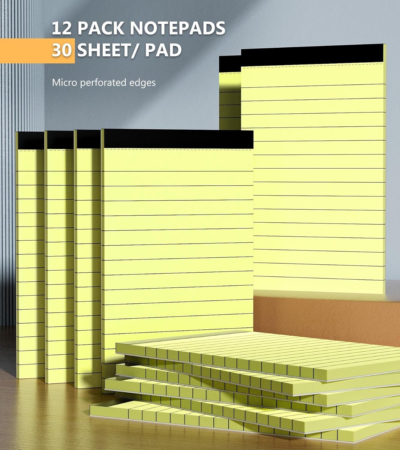 12 Pack Note Pads 3×5 Inch, Small Notepad, Pocket Notepads for Daily Planning
