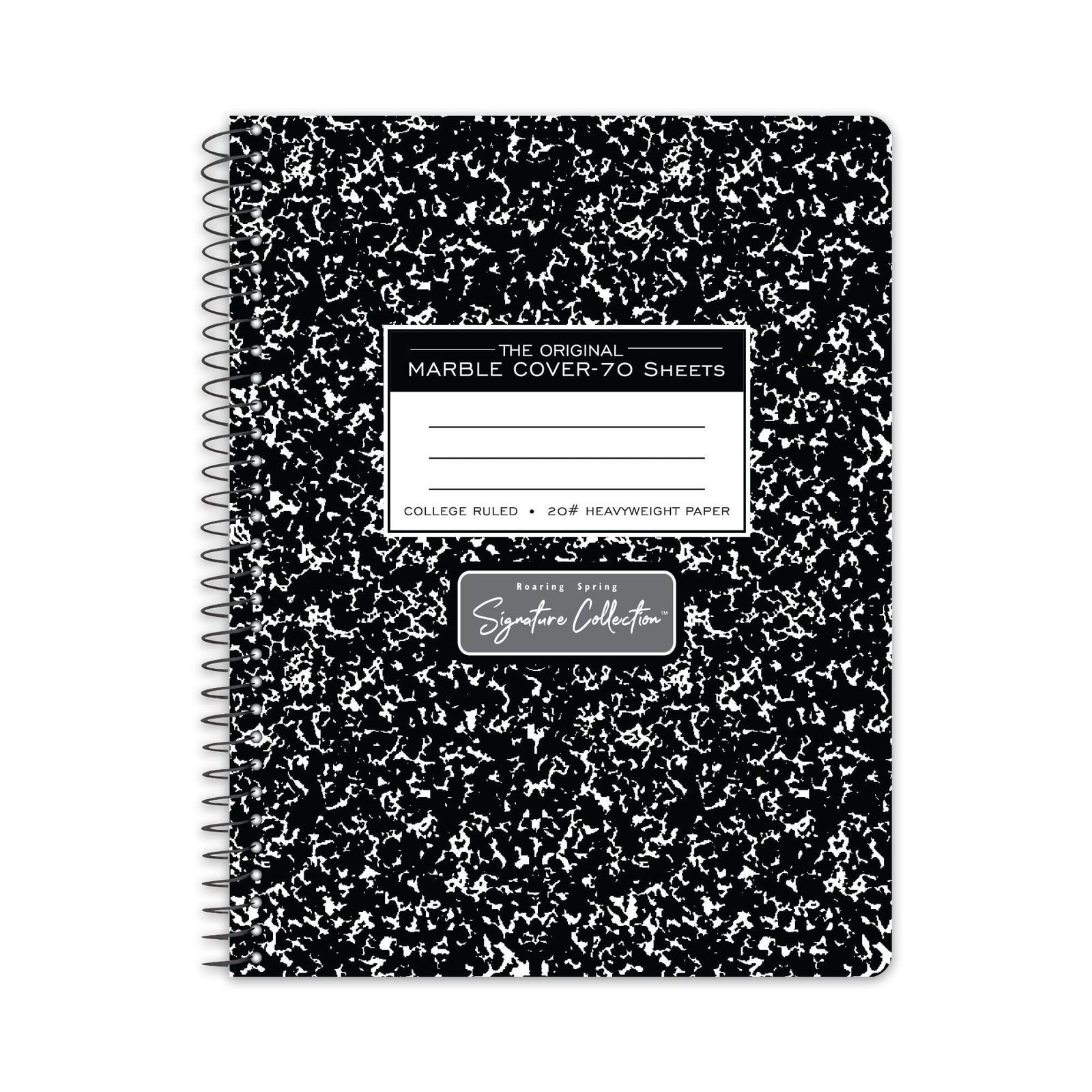ROARING SPRING Signature Collection Composition Spiral Notebook, Hardcover, C…