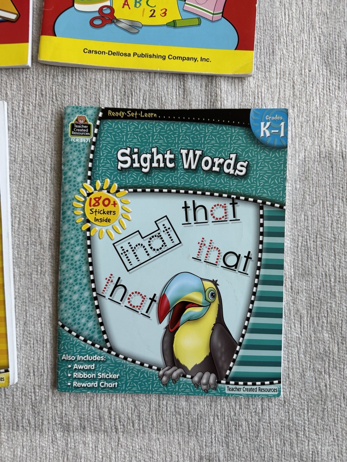 Carson-Dellosa & Teacher Created Resources Educational Workbooks Lot of 6 PK-1