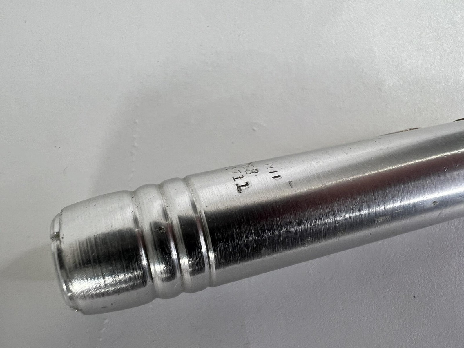 Vintage Rogers Chalk Holder Aluminum Silver Pocket Clip Madison Made In USA