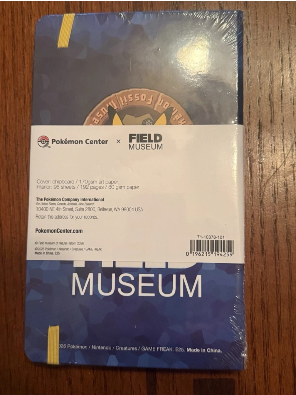 Pokemon Fossil Museum: Pokémon Notebook