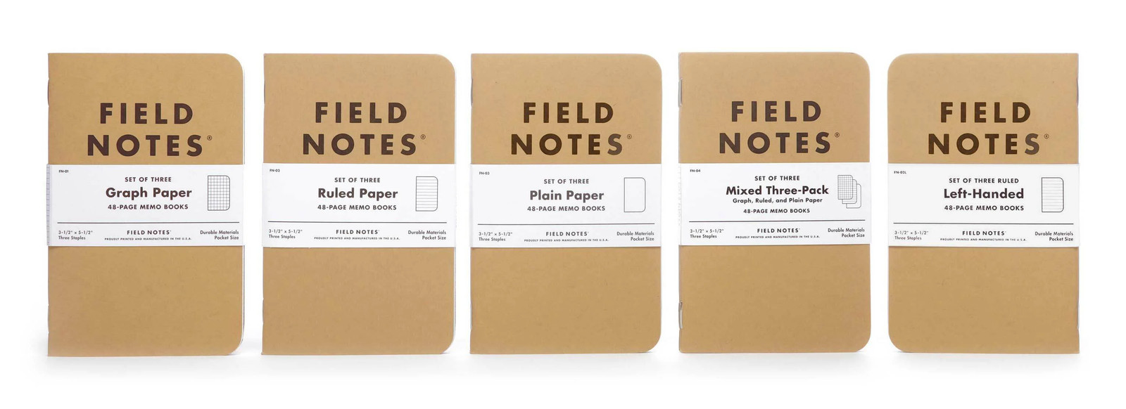 Field Notes – Original Kraft 3-Packs