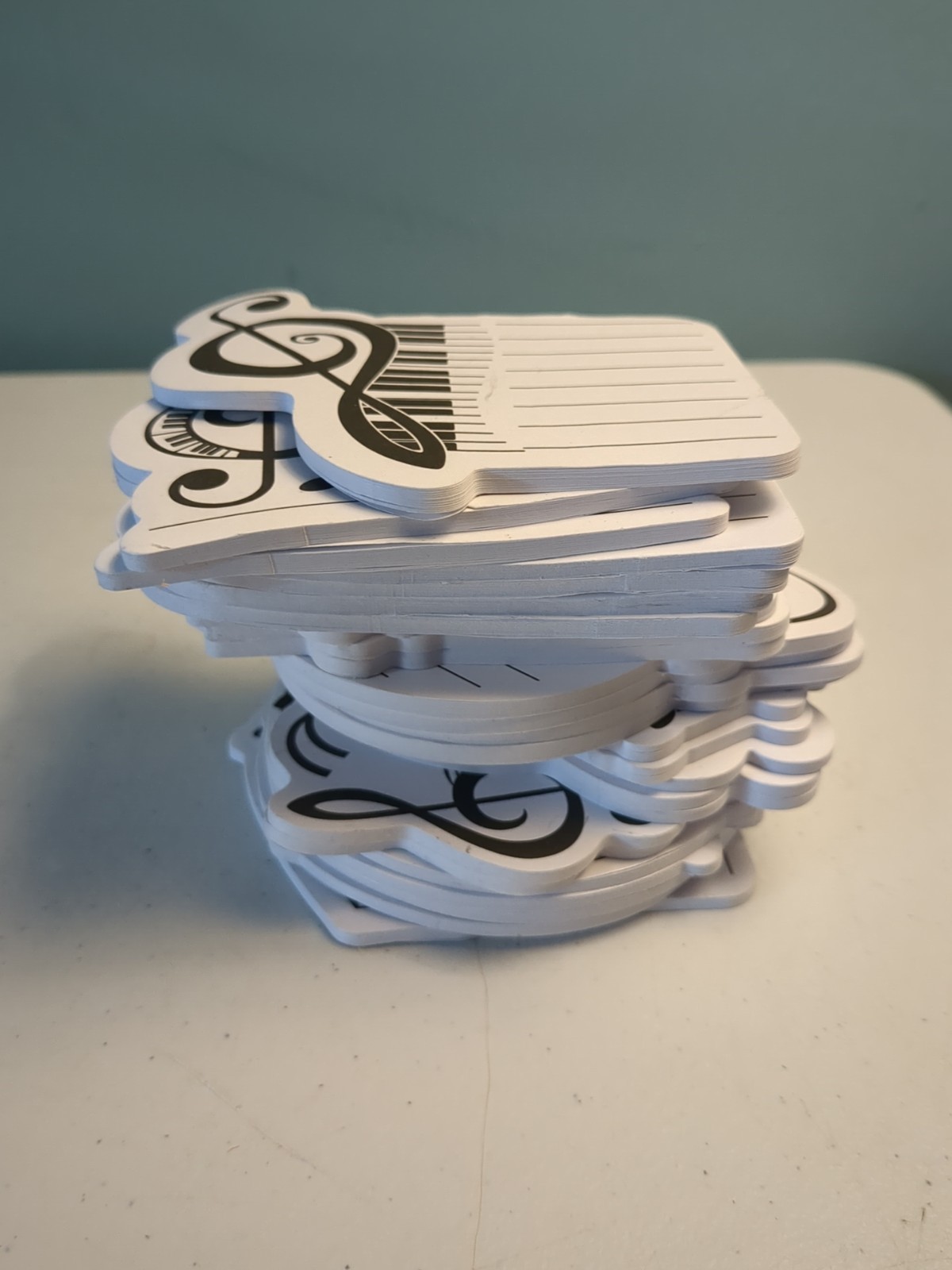 Self-Stick Note Pad Removable Memo Pads Musical Note Shape Memo 27 Notepads
