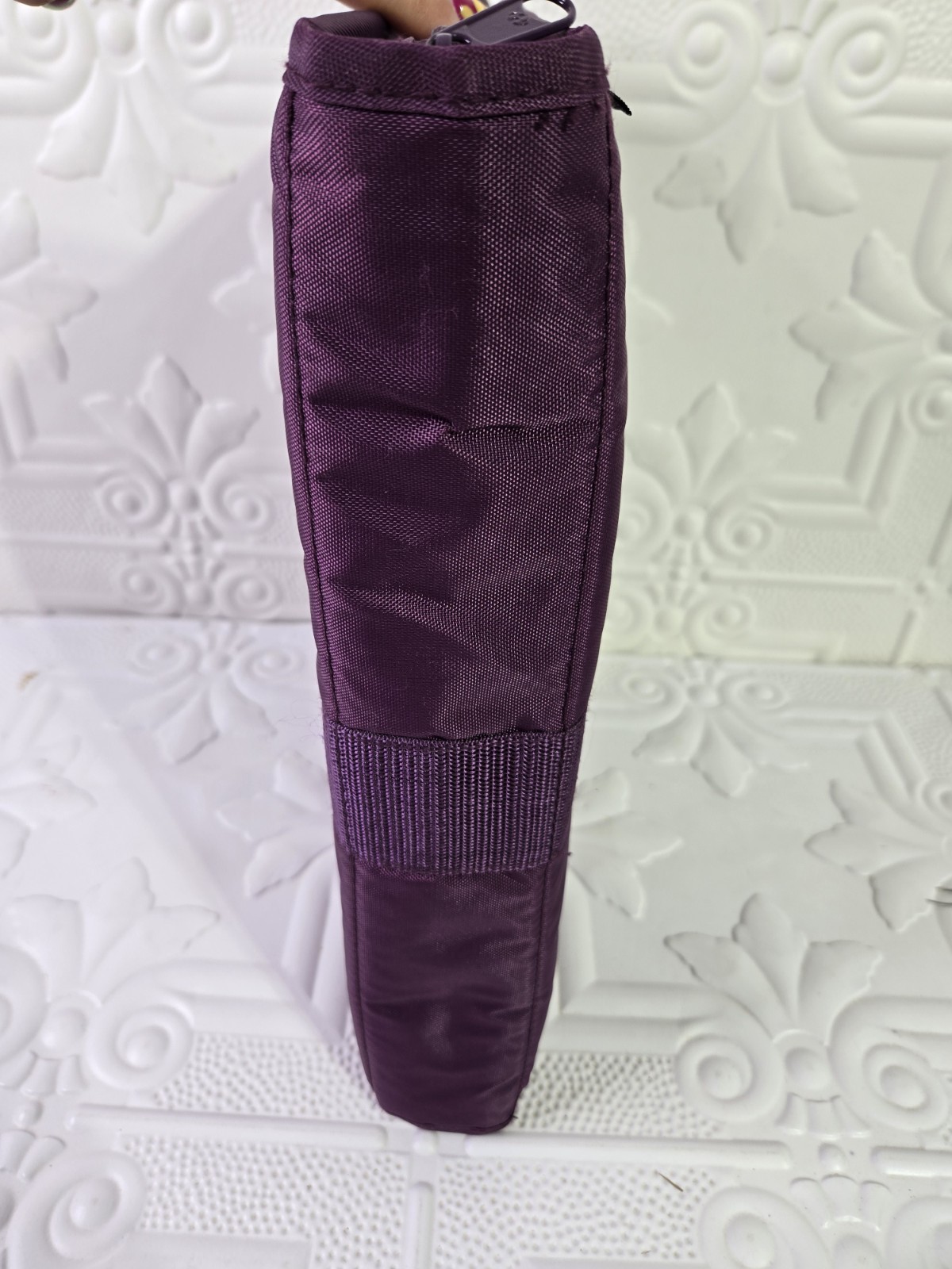 VTG 1991 Mead Five Star Purple Zippered 3 Ring Binder Notebook W/ PVC Sleeves