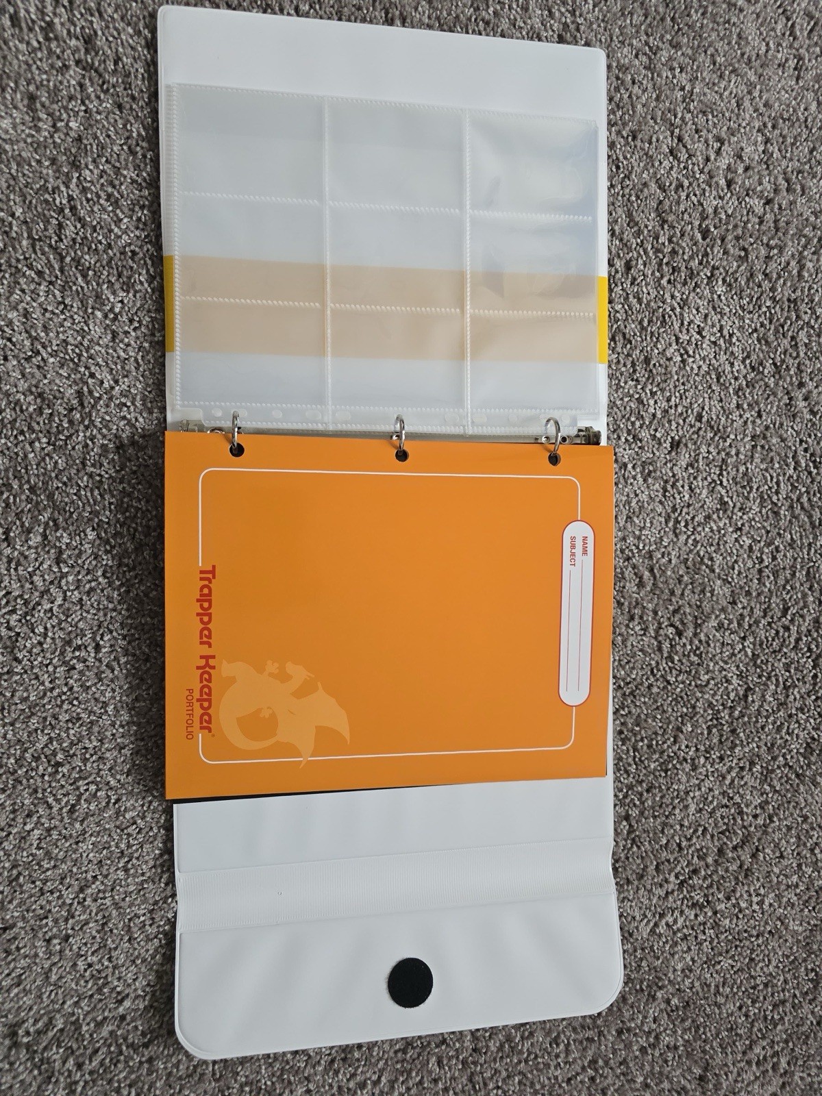 Trapper Keeper Pokémon Portfolio Binder Organizer Vintage/Retro 12.5x11x2″