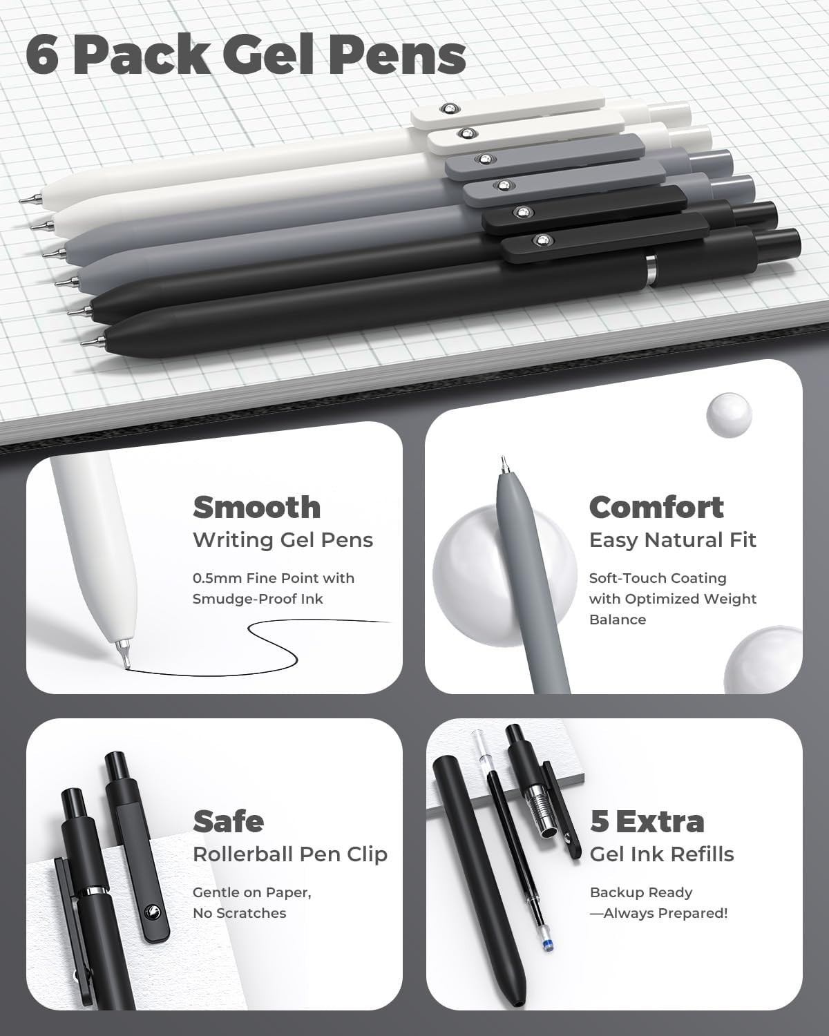 Back to School Bundle – 45 Count Stationary Set for Students