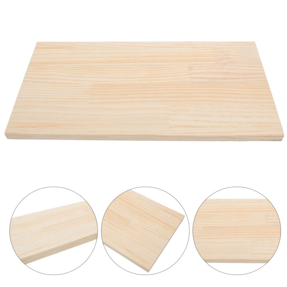 Natural Pine Wood Shelf Divider Panel for Wardrobe Kitchen and Office Storage