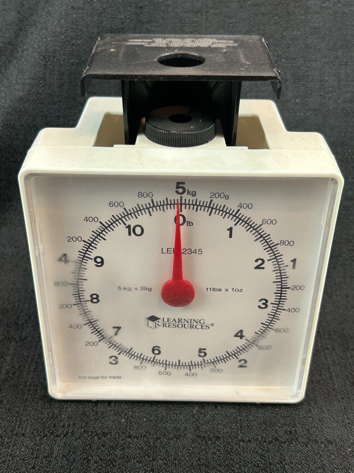 Learning Resources Dial Scale 11 lb Homeschool Classroom Math Science Kitchen