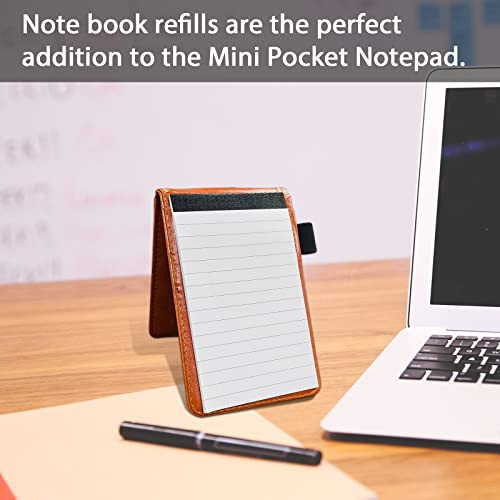 6 Pcs Note Pads Refills 3 x 5 inches Memo Small Notebook Writing Pads with 30