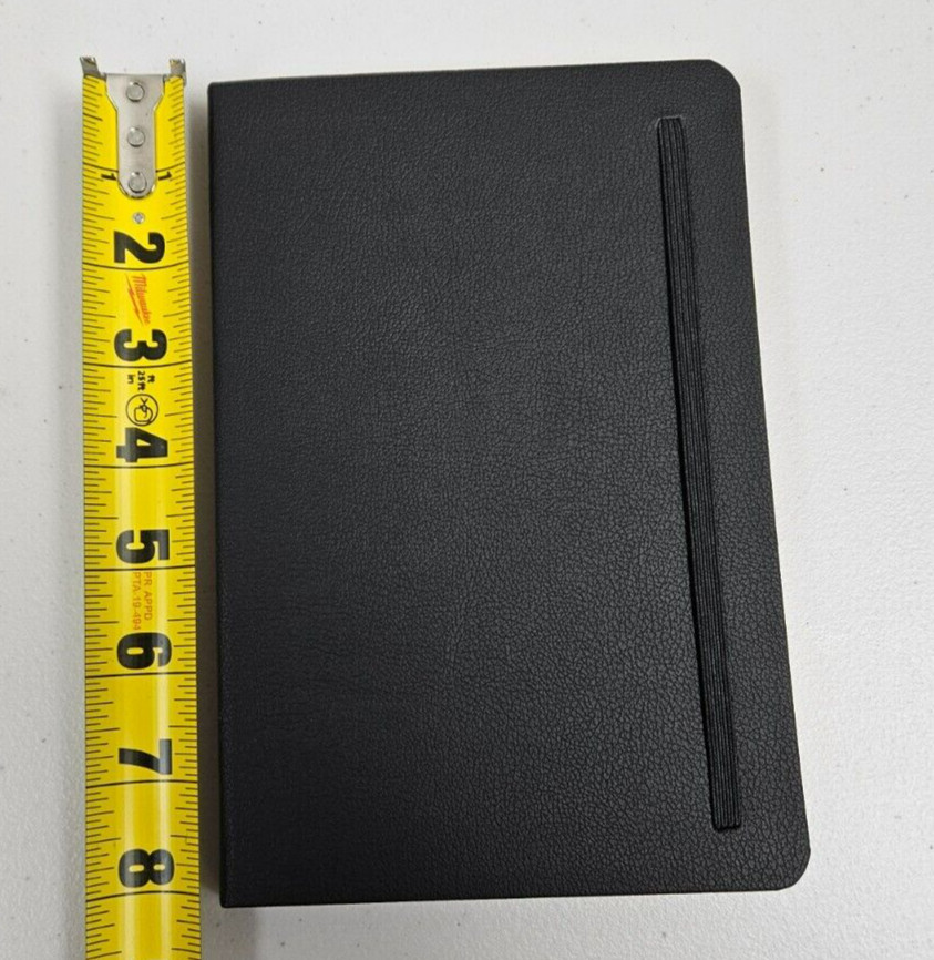 Hardcover Leatherette Notebook Journal 8 x 5.25″ 96 Ruled Sheets w/ Page Marker