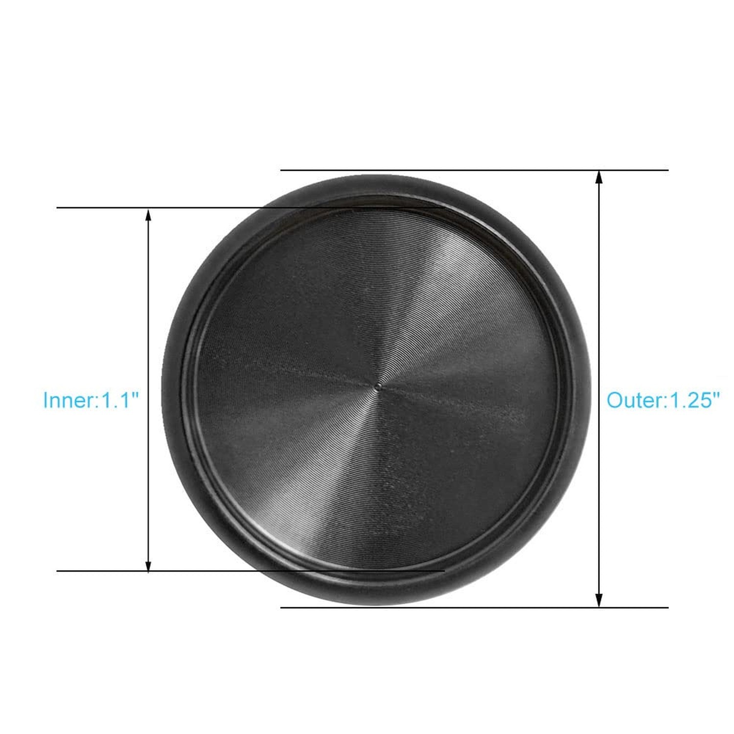 11PCS Premium 1.25 Inch Aluminum Discs for Discbound Notebook and Planner, Fr…