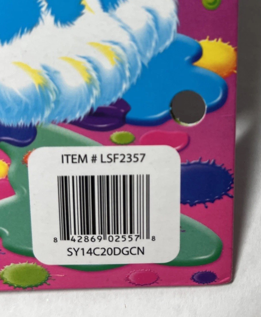 Lisa Frank Spotty & Dotty 3 Hole 2 Pocket Binder Folder Exc Cond 2014 Glittery