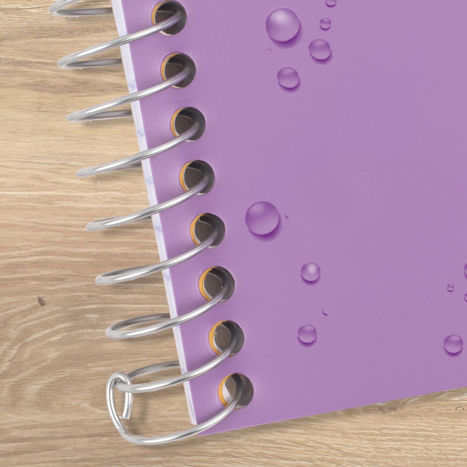 Five Star Spiral Notebook, 2 Subject, College Pack of 12, Amethyst Purple
