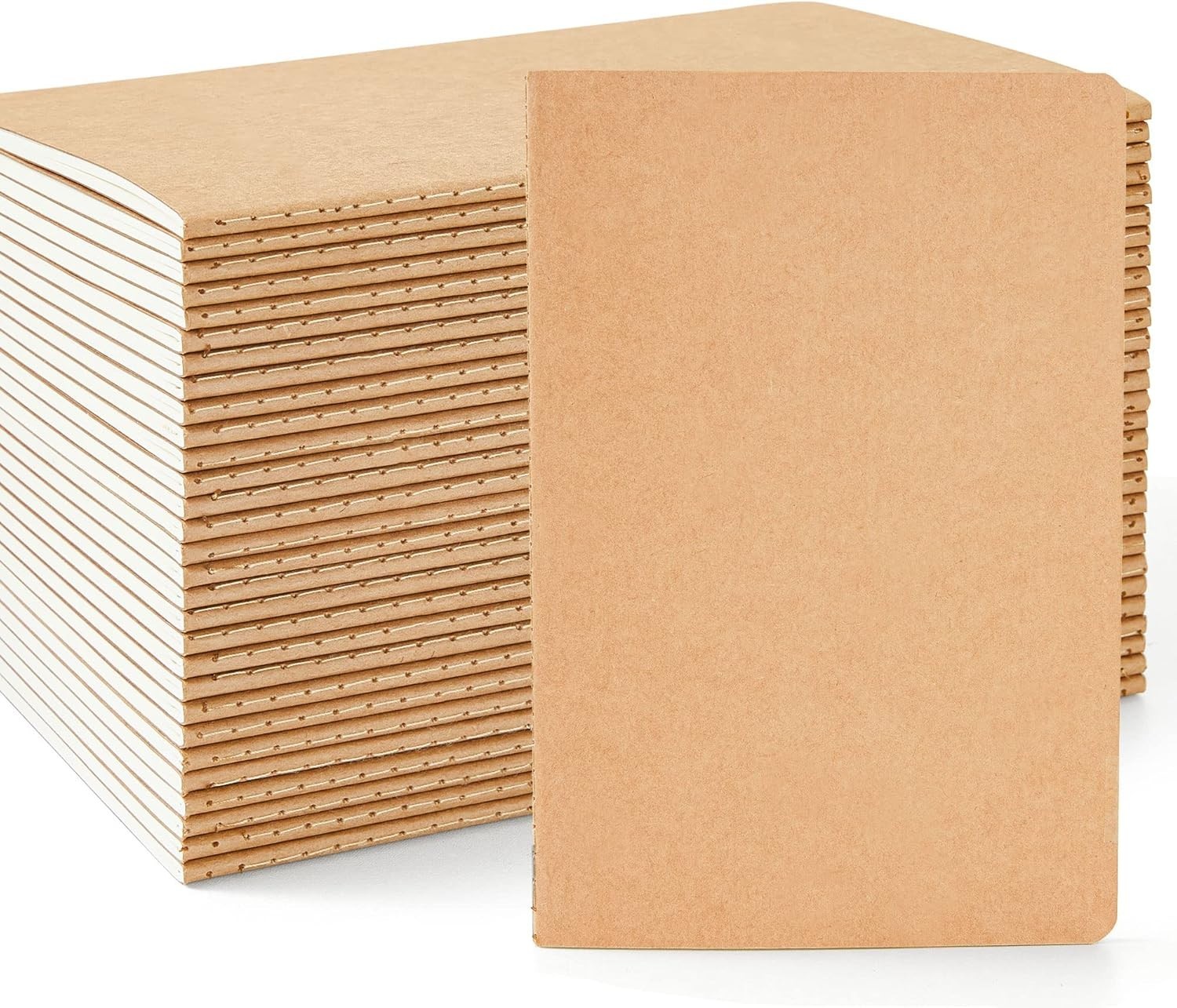 Soft Cover Sketchbook Notepad 30 Pack A5 Blank Journals for Writing and Doodling