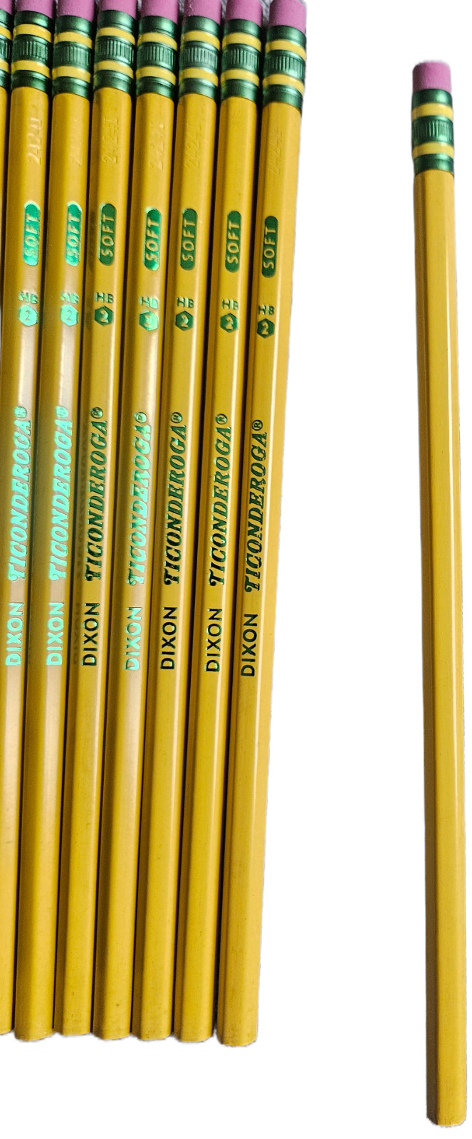 4 pks – (48 ) Ticonderoga Wood Pencils, Unsharpened #2 HB Lead, 12 Count Each Bx