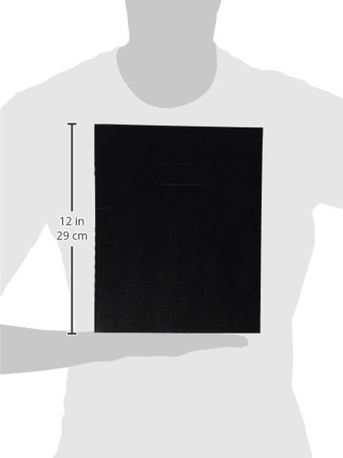 Blueline NotePro Notebook, 1-Subject, Medium/College Rule, Black Cover, (100)…