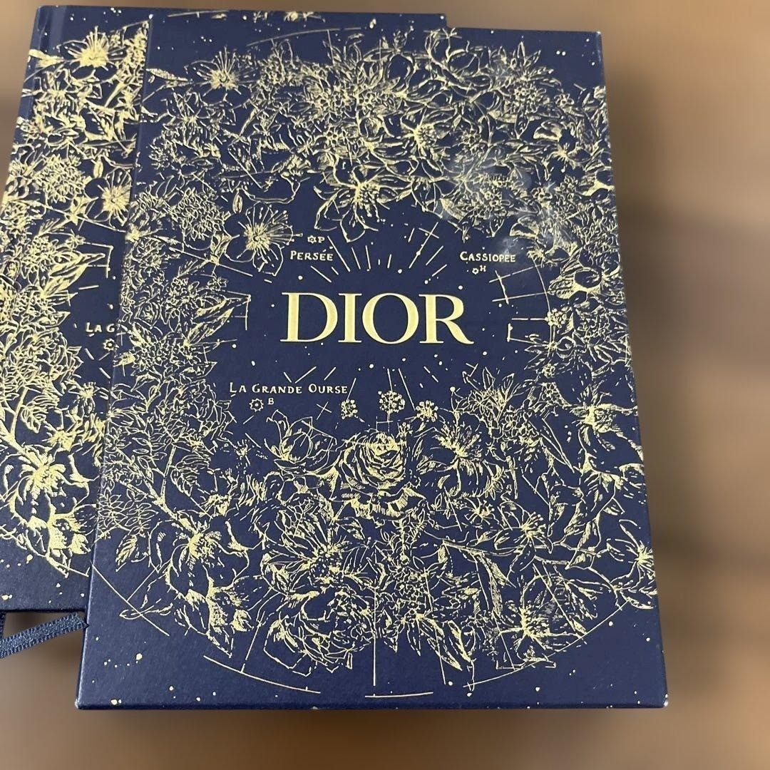 Christian Dior Celestial Notebook Set Navy Gold Notebook Novelty Gift Japan