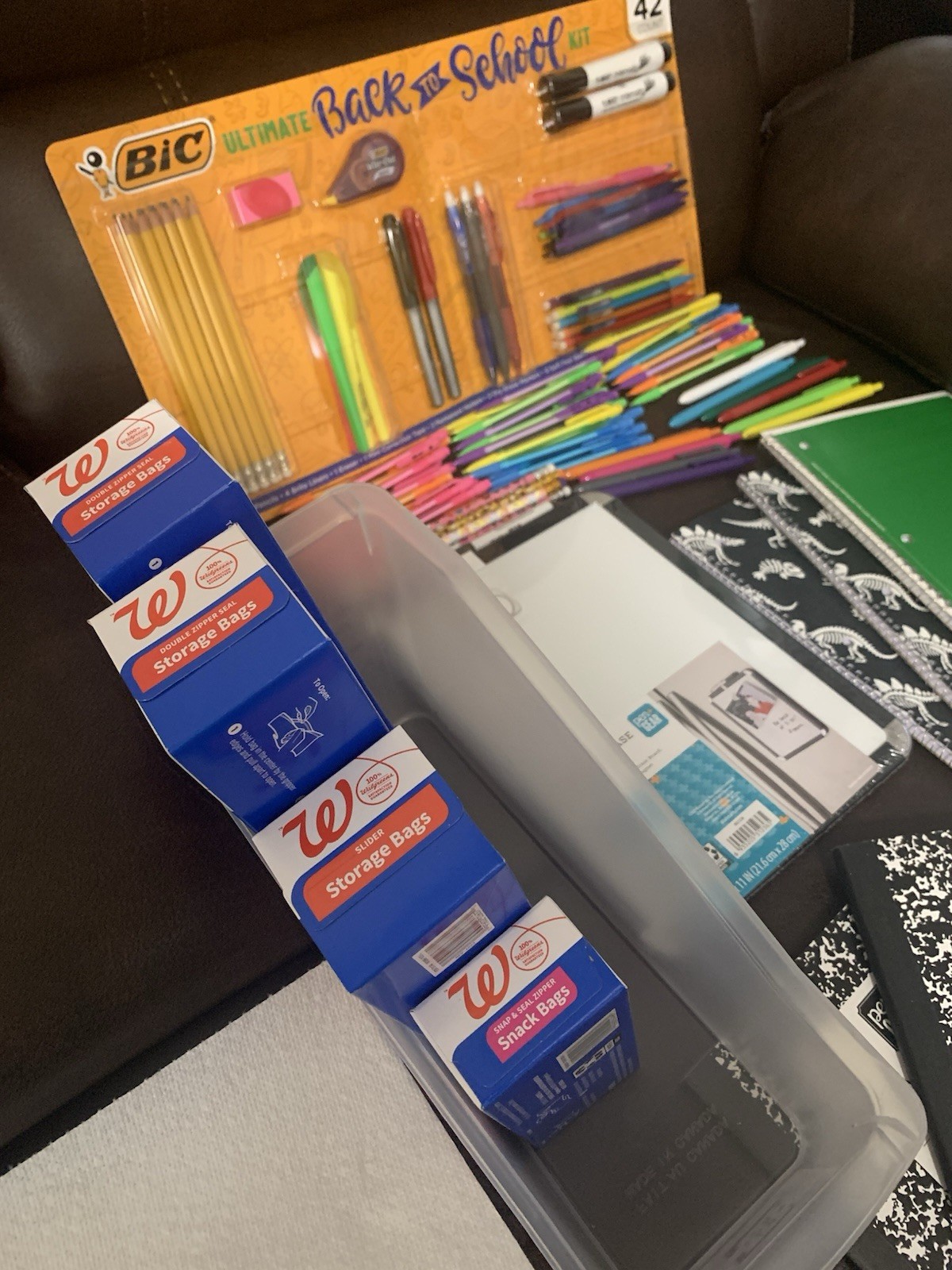 Ultimate Back2School Supply Bundle Lot Of 180 Items Elmer Ticonderoga Bic etcNEW