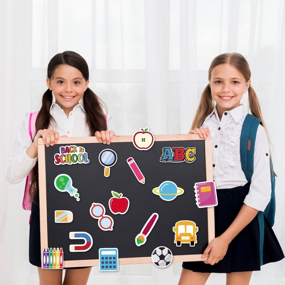 68-Piece Multicolor Letter Print School Bulletin Board Decorations Cutouts fo…