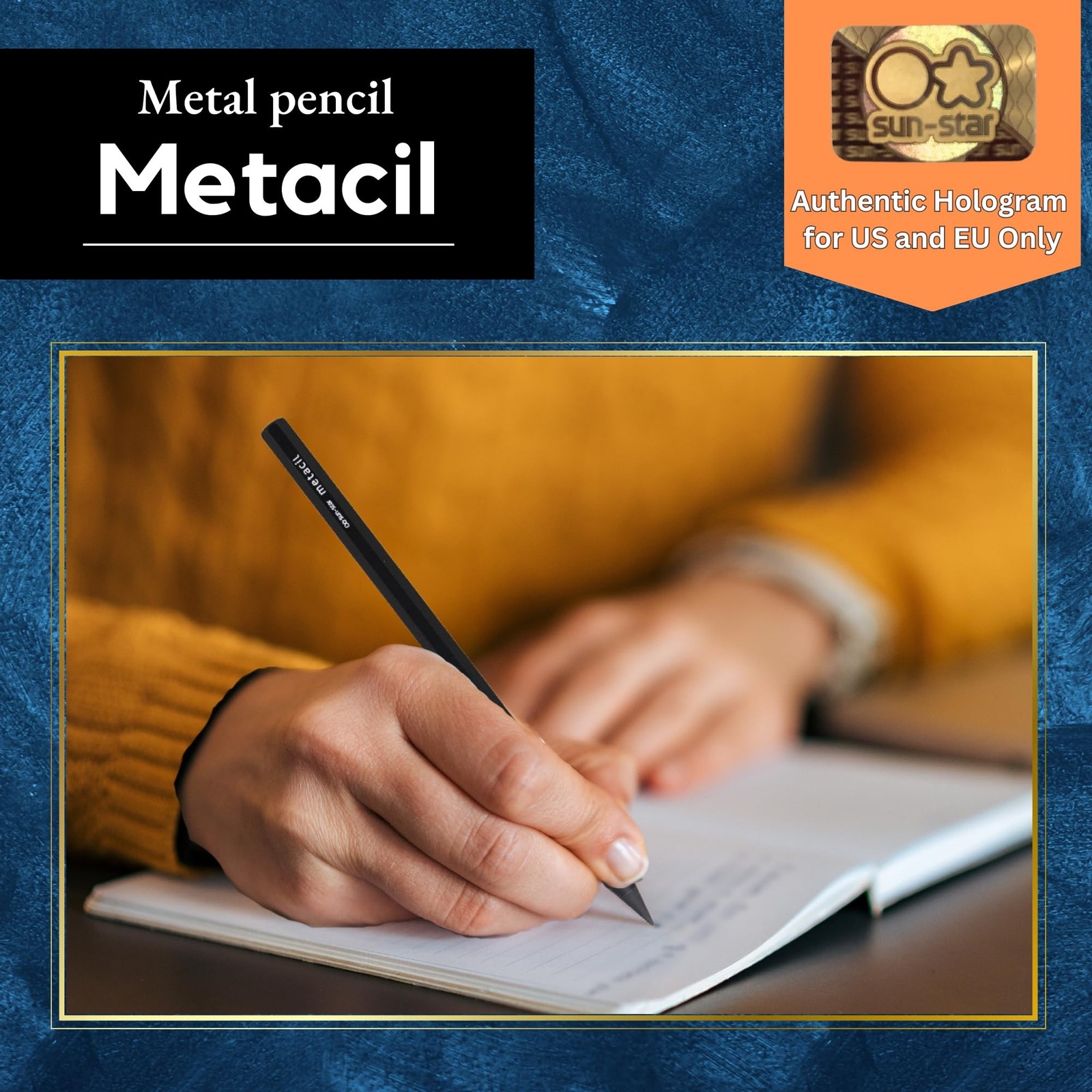 SUN-STAR Stylish Metal Pencil Metacil Pencils for Artist Drawing, Sketching, …