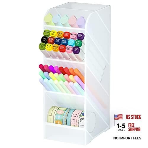 Clear Pen Holder – Desk Organizer – Clear – 1 Pack