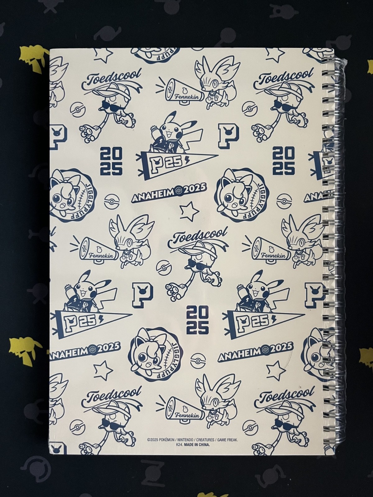 2025 Pokémon World Championships Spiral Notebook – Anaheim Exclusive