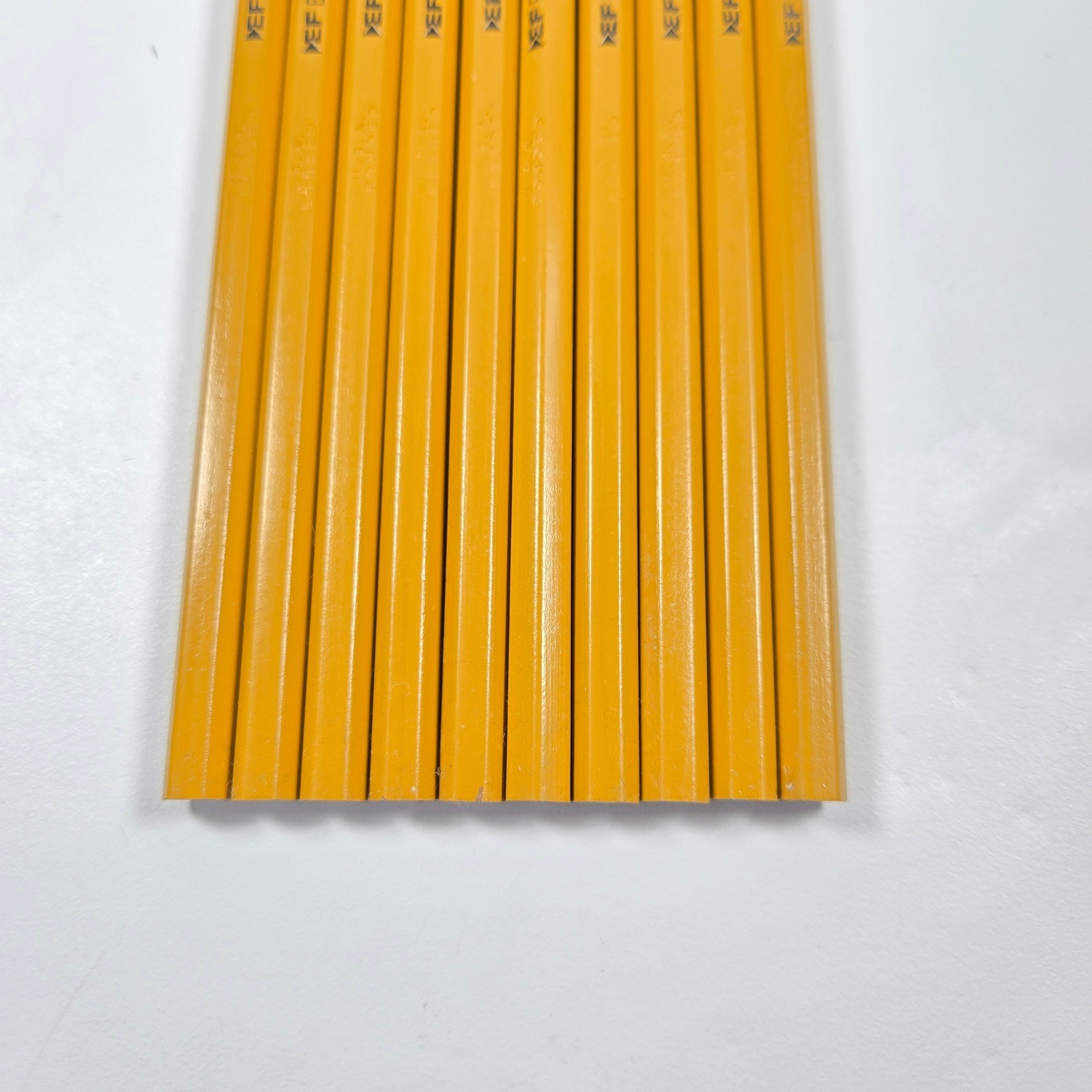 Vintage Eberhard Faber American Pencils No 2 HB Yellow Wood Made in USA 10 Count