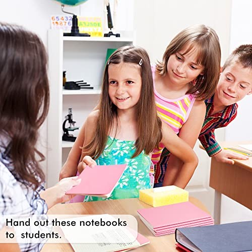 36 Pack Soft Cover Journal Bulk, Lined Blank Travel Journal for Women 36 Pink
