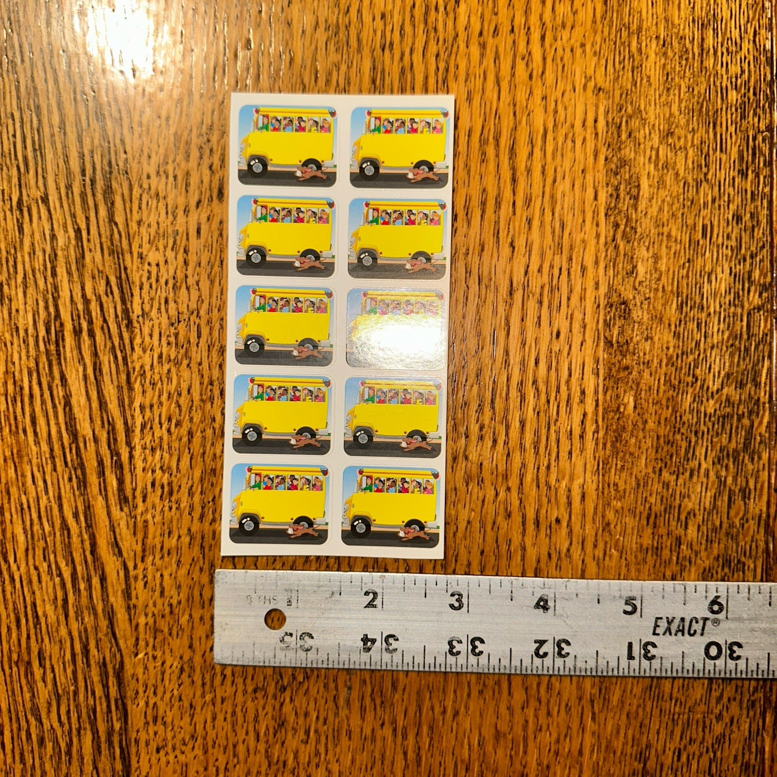 Vtg Carson Dellosa 90s Y2K School Bus Stickers 6 Sheets Nostalgic Classroom
