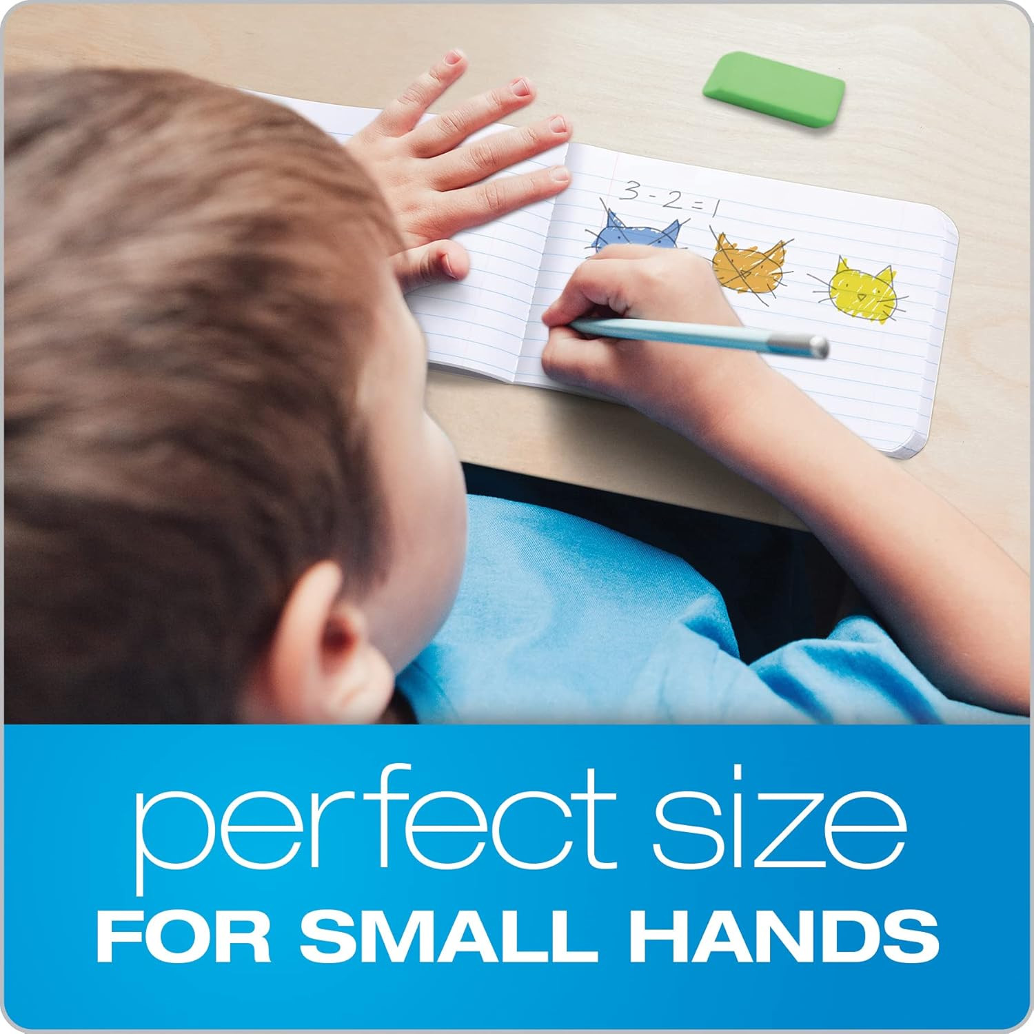 Composition Mini Notebooks, 6 Pack, Cover Colors Vary, Wide Ruled Paper, 4-7/8 X