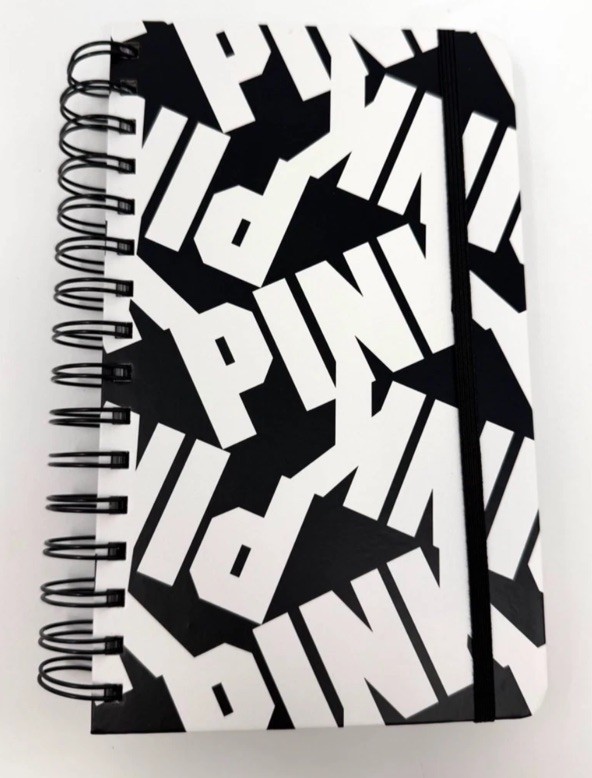 Y2K VICTORIAS SECRET PINK 2018-2019 Planner MINT Journal Black White Logo RARE