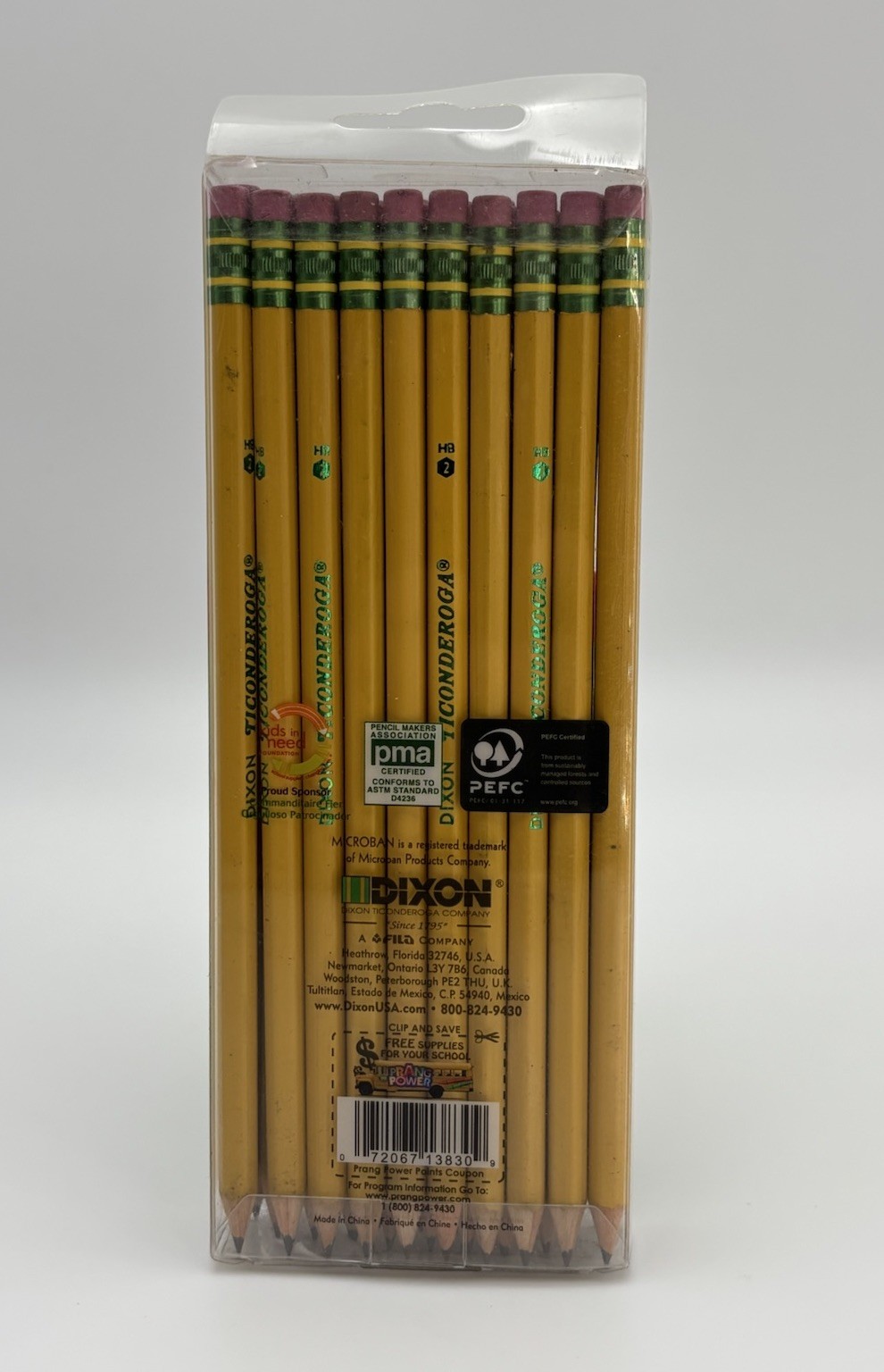 Dixon Ticonderoga 13830 Woodcased Pre Sharpened 2HB Pencil 30 Count – Yellow