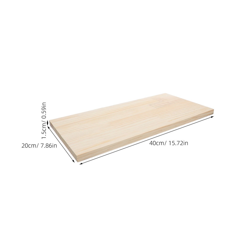 Pine Wood Shelf Board for DIY Cabinet Organizer and Pantry Shelf Divider