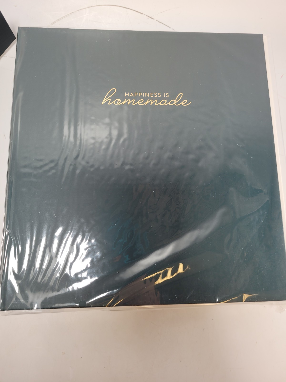Passionate Penny Pincher Recipe Card Binder Navy Blue Happiness Is Homemade