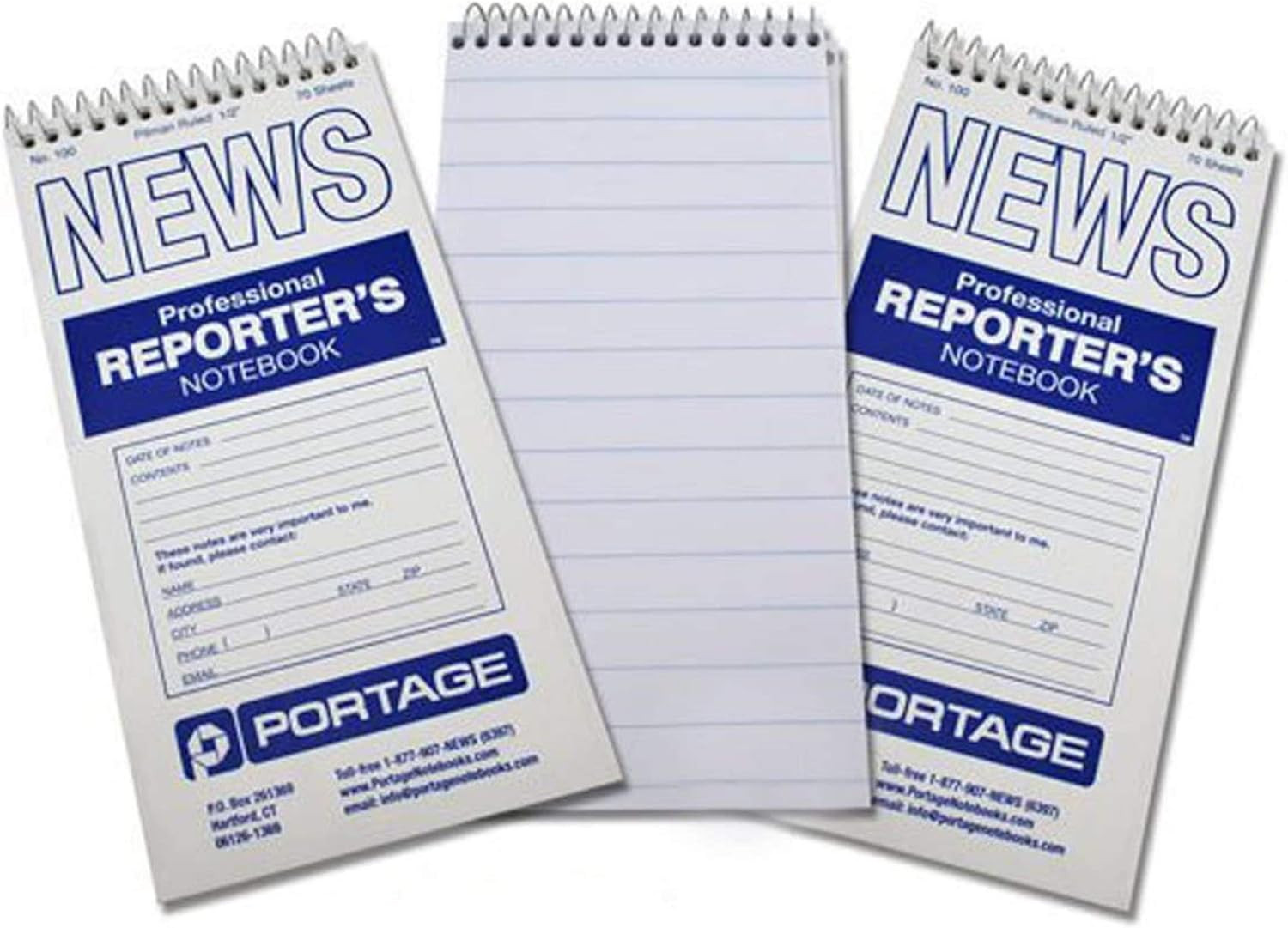 Reporter’S Notebook – Spiral Notebook, Notepad, Writing Pad for Professional Rep