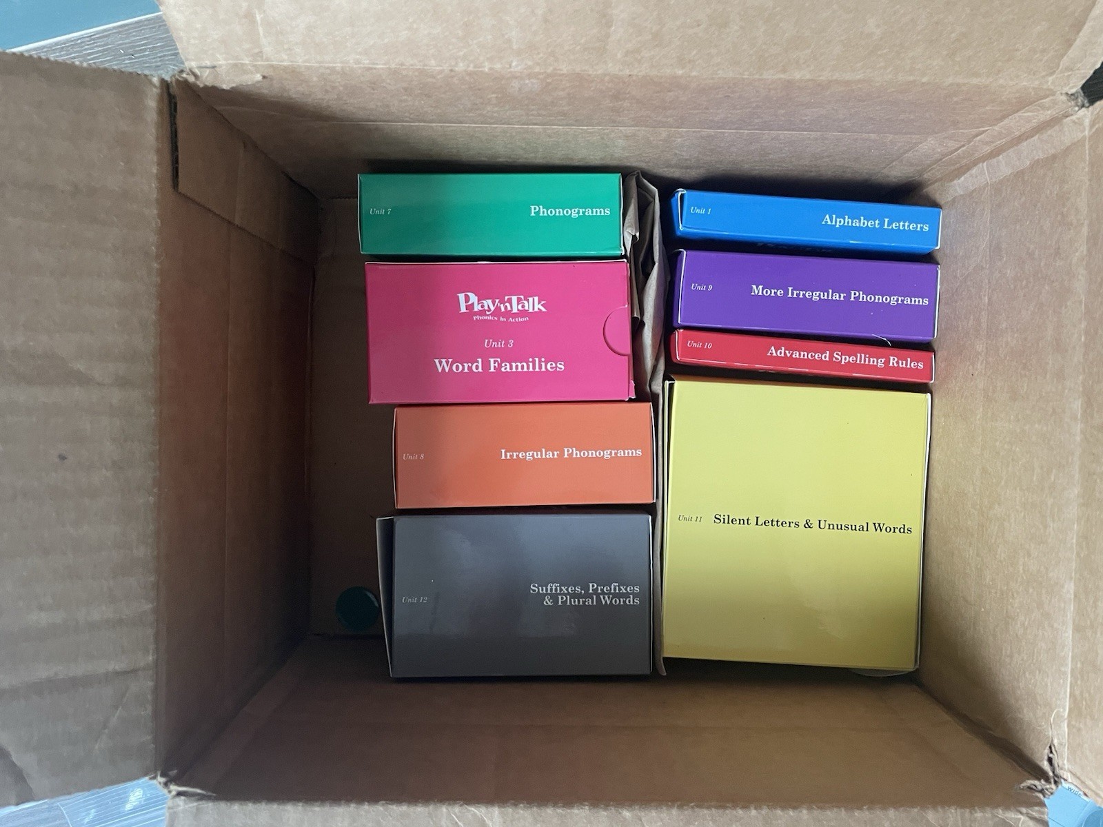Play’n Talk Phonics Educational Card Sets Lot – Multicolor Teaching Supplies