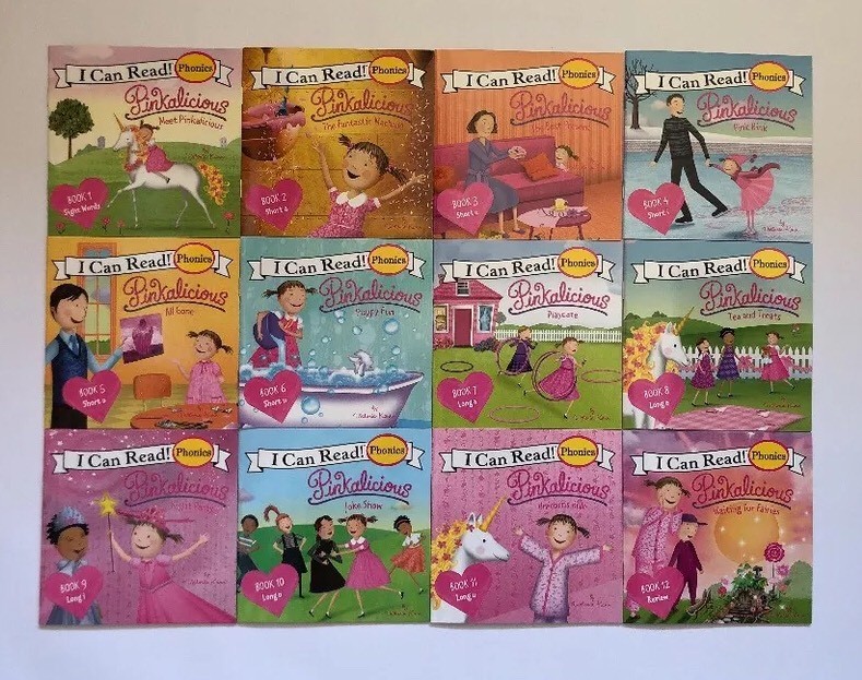 Pinkalicious Childrens Books I Can Read Phonics Lot 12