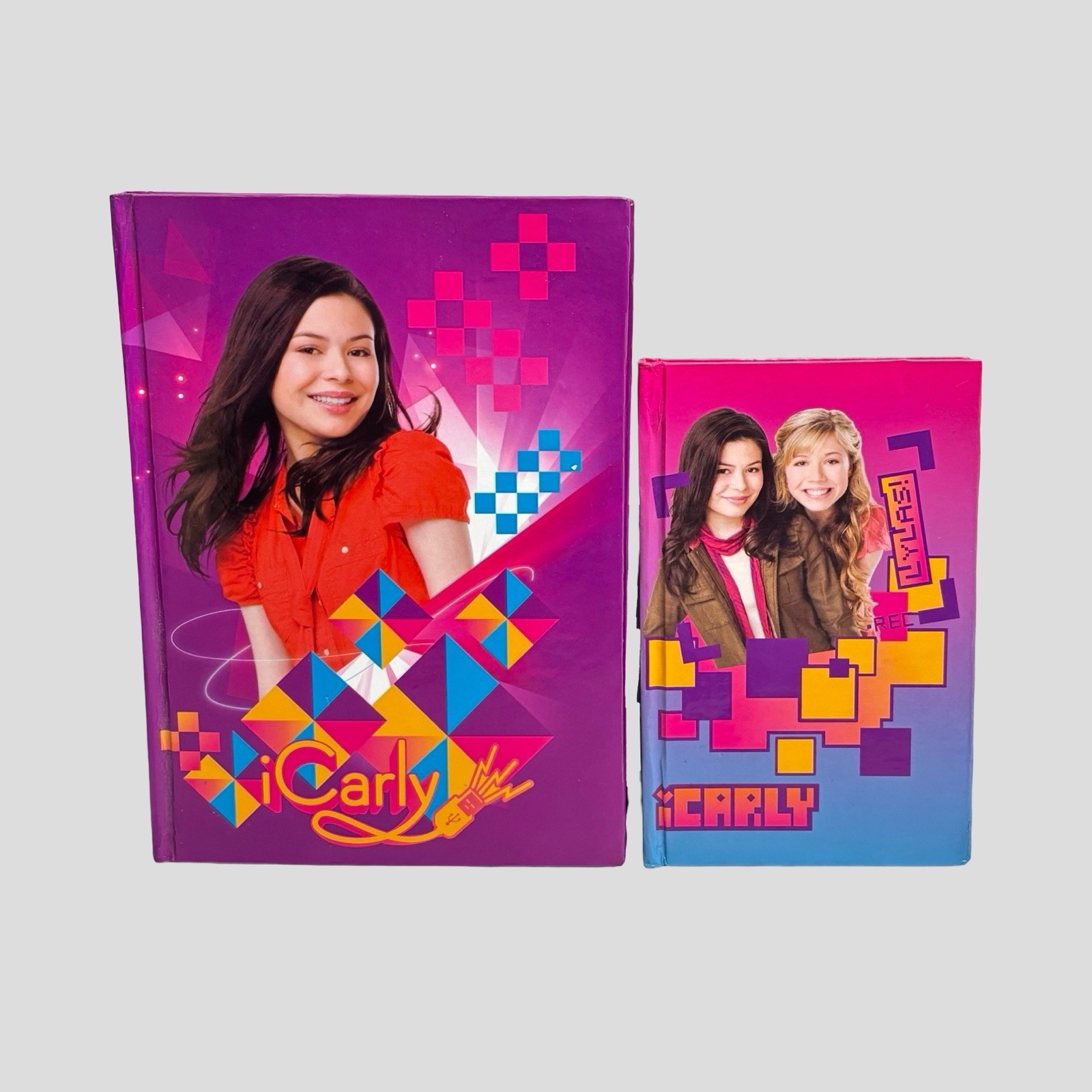 iCarly Notebook Diary Address Book Hardcover Lot Sam Nick 2010 Y2K Nickelodeon