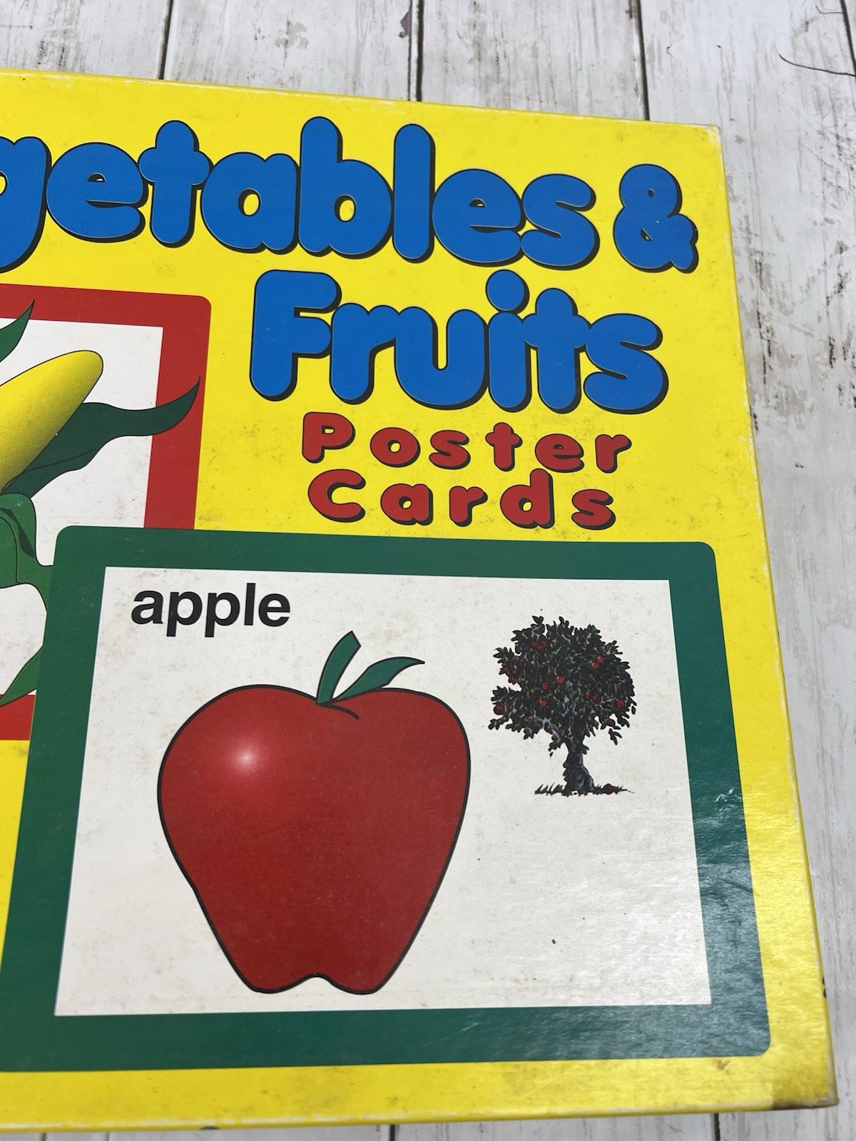 Vegetables & Fruits Large Poster Cards 30 Color 11×14 Media Materials Education