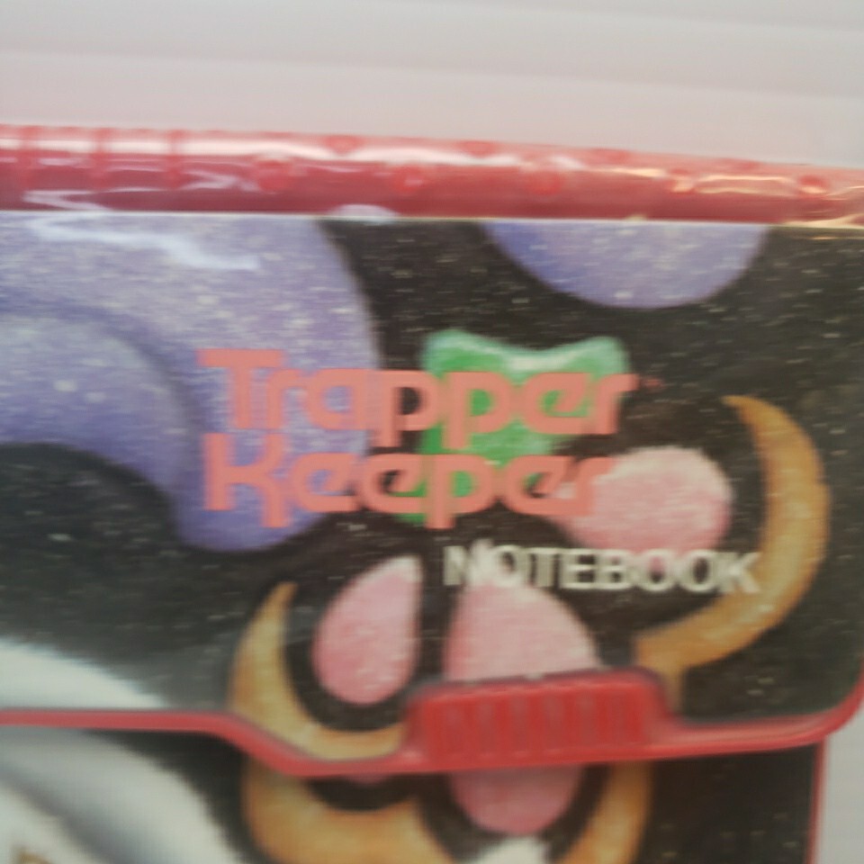 1992 Mead Trapper Keeper Notebook White Lop Bunny Rabbit Vintage 1990s #29096